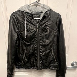 Faux leather jacket size XS